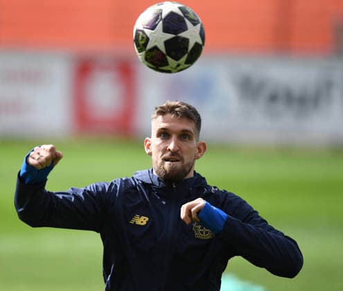 16.03.2026, xophax, Fussball , UEFA Champions League , 2025 2026 , Bayer Leverkusen. Training vor dem Rückspiel gegen Arsenal London. Robert Andrich ( Bayer Leverkusen ) Leverkusen