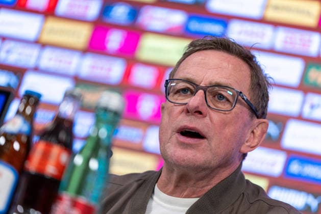 SOCCER - OEFB, PK, squad nomination VIENNA,AUSTRIA,16.MAR.26 - SOCCER - OEFB, Oesterreichischer Fussball-Bund, preview, press conference, PK, Pressekonferenz squad nomination. Image shows head coach Ralf Rangnick (AUT).  GEPAxpictures xPhilippxBrem