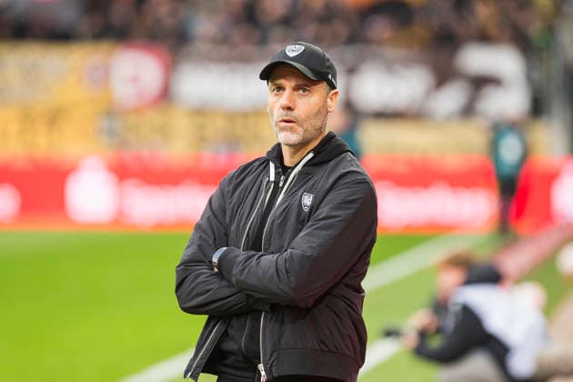 15.03.2026, xomx, Fussball 2.Bundesliga, Dynamo Dresden - Preußen Münster v.l. Alexander Ende (SC Preußen Münster Trainer). Portrait, Portraet, (DFL DFB REGULATIONS PROHIBIT ANY USE OF PHOTOGRAPHS as IMAGE SEQUENCES and or QUASI-VIDEO) Dresden *** 15 03 2026, xomx, Soccer 2 Bundesliga, Dynamo Dresden Preußen Münster v l Alexander Ende SC Preußen Münster Trainer Portrait, Portraet, DFL DFB REGULATIONS PROHIBIT ANY USE OF PHOTOGRAPHS as IMAGE SEQUENCES and or QUASI VIDEO Dresden
