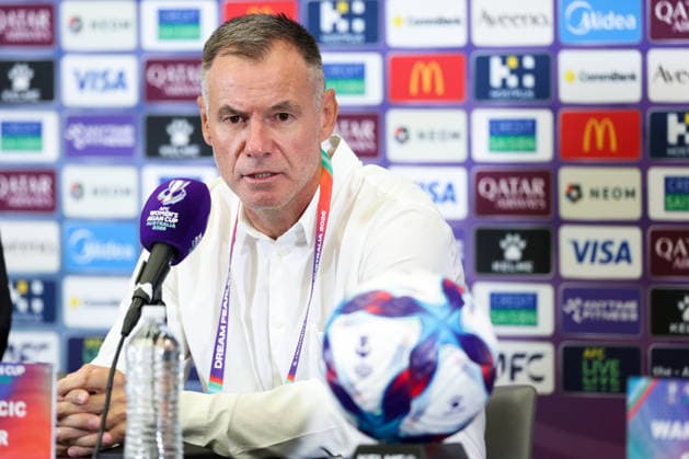 PERTH, AUSTRALIA - MARCH 16: Ante Milicic, head coach of Team China, attends a press conference, PK, Pressekonferenz before the AFC Women s Asian Cup Australia 2026 Semifinal game between China and Australia on March 16, 2026 in Perth, Australia.  Copyright: xWuxZhizhaox 111628543673