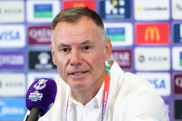 PERTH, AUSTRALIA - MARCH 16: Ante Milicic, head coach of Team China, attends a press conference, PK, Pressekonferenz before the AFC Women s Asian Cup Australia 2026 Semifinal game between China and Australia on March 16, 2026 in Perth, Australia.  Copyright: xWuxZhizhaox 111628543674