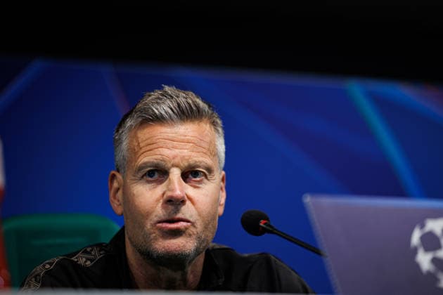 seen during the Bodo Glimt Training Session and press conference, PK, Pressekonferenz before UCL game against Sporting CP at Estadio Jose Alvalade (Maciej Rogowski Ball Raw Images) Lisbon Estadio Jose Alvalade Portugal Copyright: xMaciejxRogowskix maciejrogowski_16032026-29