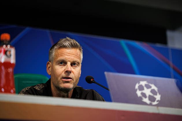 Head Coach Kjetil Knutsen seen during the Bodo Glimt Training Session and press conference, PK, Pressekonferenz before UCL game against Sporting CP at Estadio Jose Alvalade (Maciej Rogowski Ball Raw Images) Lisbon Estadio Jose Alvalade Portugal Copyright: xMaciejxRogowskix maciejrogowski_16032026-34