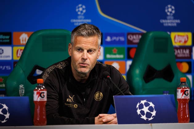 Head Coach Kjetil Knutsen seen during the Bodo Glimt Training Session and press conference, PK, Pressekonferenz before UCL game against Sporting CP at Estadio Jose Alvalade (Maciej Rogowski Ball Raw Images) Lisbon Estadio Jose Alvalade Portugal Copyright: xMaciejxRogowskix maciejrogowski_16032026-35