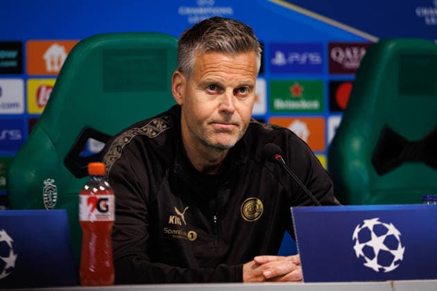 Head Coach Kjetil Knutsen seen during the Bodo Glimt Training Session and press conference, PK, Pressekonferenz before UCL game against Sporting CP at Estadio Jose Alvalade (Maciej Rogowski Ball Raw Images) Lisbon Estadio Jose Alvalade Portugal Copyright: xMaciejxRogowskix maciejrogowski_16032026-36