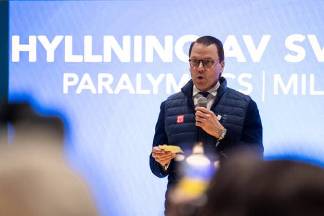 260316 Prince Daniel of Sweden during a homecoming celebration event after returning home from the Milano Cortina 2026 Winter Paralympic Games on March 16, 2026 in Stockholm. Photo: Caisa Rasmussen BILDBYRAN COP 353 CR0036 paralympic games paralympics paralympiska spel paralympiske leker vinter-paralympics winter paralympics milano cortina 2026 milano cortina 2026 winter paralympic games parasport para sports bbeng hemkomst sweden sverige *** 260316 Prince Daniel of Sweden during a homecoming celebration event after returning home from the Milano Cortina 2026 Winter Paralympic Games on March 16, 2026 in Stockholm Photo Caisa Rasmussen BILDBYRAN COP 353 CR0036 paralympic games paralympiska spel paralympiske leker vinter paralympics winter paralympics milano cortina 2026 milano cortina 2026 winter paralympic games parasport para sports bbeng hemkomst sweden sverige  Copyright: CAISAxRASMUSSEN BB260316BB589