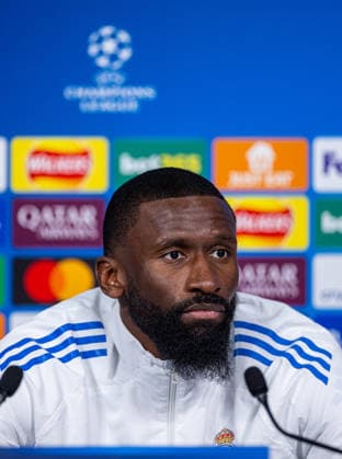 Football - UEFA Champions League - Round of 16 - 2nd Leg - Manchester City FC v Real Madrid CF - MD-1 MANCHESTER, ENGLAND - Monday, March 16, 2026: Real Madrid s Antonio Rüdiger during a training session at the City of Manchester Stadium ahead of the UEFA Champions League Round of 16 2nd Leg match between Manchester City FC and Real Madrid CF. (Photo by David Rawcliffe Propaganda) MANCHESTER City of Manchester Stadium GREATER MANCHESTER ENGLAND  Copyright: xDavidxRawcliffex P2026-03-16-Man_City_Madrid_MD-1