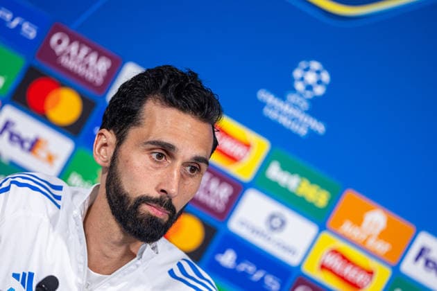Football - UEFA Champions League - Round of 16 - 2nd Leg - Manchester City FC v Real Madrid CF - MD-1 MANCHESTER, ENGLAND - Monday, March 16, 2026: Real Madrid s head coach Ã?lvaro Arbeloa during a press conference, PK, Pressekonferenz at the City of Manchester Stadium ahead of the UEFA Champions League Round of 16 2nd Leg match between Manchester City FC and Real Madrid CF. (Photo by David Rawcliffe Propaganda) MANCHESTER City of Manchester Stadium GREATER MANCHESTER ENGLAND  Copyright: xDavidxRawcliffex P2026-03-16-Man_City_Madrid_MD-1-25