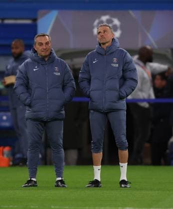. - Paris Saint-Germain FC press conference, PK, Pressekonferenz and Training Session, MD-1, UEFA Champions League, Round Of 16, 2nd Leg, Chelsea FC v Paris Saint-Germain FC, Stamford Bridge Stadium, London, UK - 16th March 2026. Daniel Weir Crystal Pix Luis Enrique Manager of Paris Saint-Germain. - Paris Saint-Germain FC Press Conference and Training Session, MD-1, UEFA Champions League, Round Of 16, 2nd Leg, Chelsea FC v Paris Saint-Germain FC, Stamford Bridge Stadium, London, UK - 16th March 2026. Daniel Weir Crystal Pix London Stamford Bridge Stadium UK Copyright: xDanielxWeirx CP_PSG_Press Conference_Training_160326_DW56