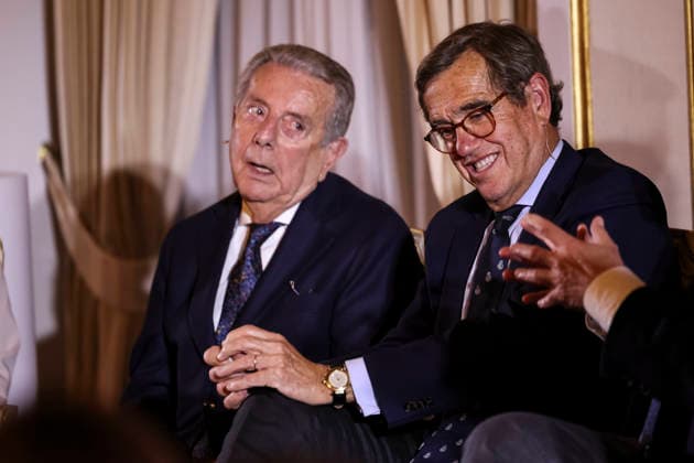 March 16, 2026, Barcelona, Barcelona, Spain: Javier Godo, Count of Godol and Xavier Pujol, CEO of the Barcelona Open Banc Sabadell during the presentation of the ATP, Tennis Herren 500 Barcelona Open Banc Sabadell - 73nd Conde de Godo Trophy at Palauet Albeniz on March 16, 2026 in Barcelona, Spain. Barcelona Spain - ZUMAa181 20260316_zaa_a181_006 Copyright: xJavierxBorregox