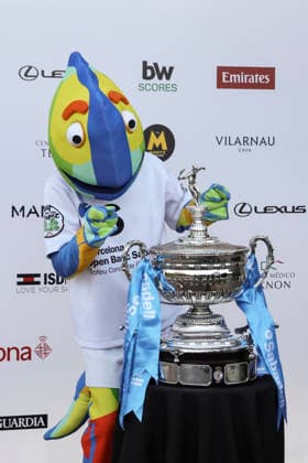 March 16, 2026, Barcelona, Barcelona, Spain: View of the trophy, during the presentation of the ATP, Tennis Herren 500 Barcelona Open Banc Sabadell - 73nd Conde de Godo Trophy at Palauet Albeniz on March 16, 2026 in Barcelona, Spain. Presentation Of The ATP 500 Barcelona Open Banc Sabadell - 73nd Conde De Godo Trophy  - ZUMAa181 20260316_zaa_a181_009 Copyright: xJavierxBorregox