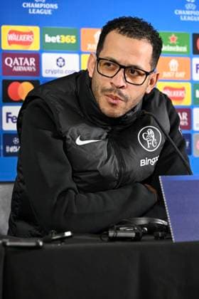 Liam Rosenior, UEFA Media Conference, Chelsea FC v Paris Saint-G London, UK. Liam Rosenior, Head Coach Chelsea FC, UEFA Champions League Media Conference, Chelsea FC v Paris Saint-Germain, Stamford Bridge., Credit:Michael Melia Avalon  Copyright: xMichaelxMeliax xAvalonx 1083587275