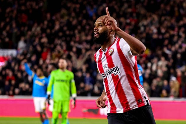 BRENTFORD, ENGLAND - MARCH 16: Igor Thiago of Brentford celebrates after scoring his team s second goal during the Premier League match between Brentford and Wolverhampton Wanderers at Gtech Community Stadium on March 16, 2026 in Brentford, England.  Copyright: xRenexNijhuis MBxMediax