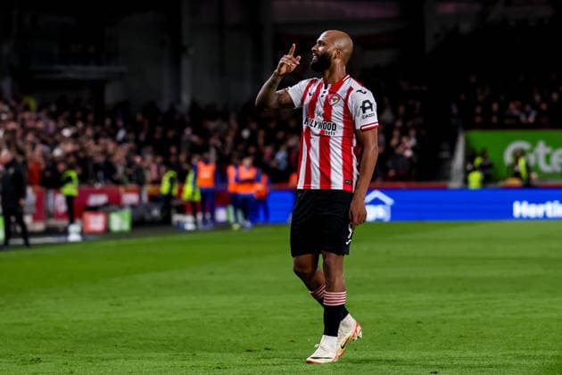 BRENTFORD, ENGLAND - MARCH 16: Igor Thiago of Brentford celebrates after scoring his team s second goal during the Premier League match between Brentford and Wolverhampton Wanderers at Gtech Community Stadium on March 16, 2026 in Brentford, England.  Copyright: xRenexNijhuis MBxMediax