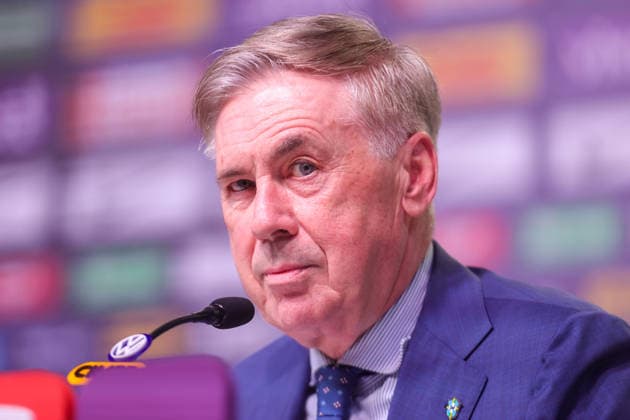 Carlo Ancelotti announces the Brazilian squad for the international friendlies against France and Croatia Brazil s national football team coach Italian Carlo Ancelotti during a press conference, PK, Pressekonferenz to announce the squad for the international friendlies against France and Croatia, at the Brazilian Football Confederation headquarters, in Rio de Janeiro, Brazil, on March 16, 2026. Photo: PEDRO KIRILOS ESTADAO CONTEUDO RIO DE JANEIRO RJ BRAZIL  Copyright: xPEDROxKIRILOSx