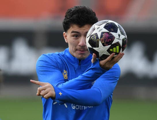 16.03.2026, xophax, Fussball , UEFA Champions League , 2025 2026 , Bayer Leverkusen. Training vor dem Rückspiel gegen Arsenal London. Ibrahim Maza ( Bayer 04 Leverkusen ) Leverkusen