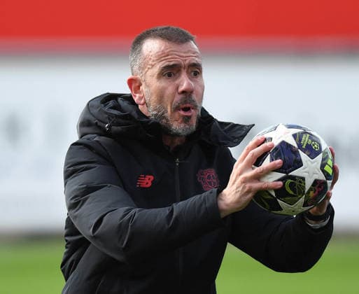 16.03.2026, xophax, Fussball , UEFA Champions League , 2025 2026 , Bayer Leverkusen. Training vor dem Rückspiel gegen Arsenal London. Miguel Angel Campos ( Bayer 04 Leverkusen ) Leverkusen