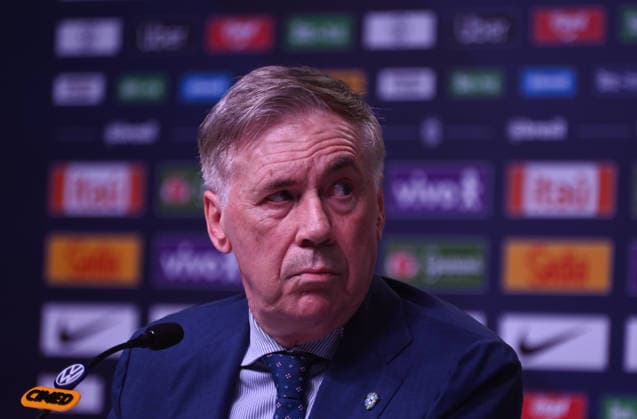 Brazil Coach Carlo Ancelotti announces squad for friendlies against France and Croatia RIO DE JANEIRO, BRAZIL - MARCH 16 : Carlo Ancelotti, head coach of the Brazil national football team, announces the list of players called up for the friendly matches against France national football team and Croatia national football team at the headquarters of the Brazilian Football Confederation in Rio de Janeiro, Brazil on March 16, 2026. The matches are scheduled to take place on March 26 and March 31. The announcement marks Brazil’s final squad call-up before the selection of the final roster for the 2026 FIFA World Cup, WM, Weltmeisterschaft, Fussball Fabio Teixeira Anadolu Rio de Janeiro Brazil. Editorial use only. Please get in touch for any other usage.  Copyright: x2026xAnadoluxFabioxTeixeirax