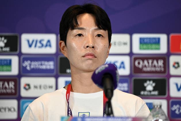 ASIAN CUP WOMEN PRESS CONFERENCES, Kim Hye-Ri of Korea Republic speaks to media ahead of the Women s Asian Cup semi-final at Accor Stadium in Sydney, Tuesday, March 17, 2026. ( NO ARCHIVING SYDNEY NEW SOUTH WALES AUSTRALIA  Copyright: xDANxHIMBRECHTSx 20260317147735095169