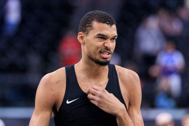 March 16, 2026, Inglewood, California, USA: Victor Wembanyama 1 of the San Antonio Spurs during warm ups prior to their regular season NBA, Basketball Herren, USA game against the Los Angeles Clippers on Monday March 16, 2026 at Intuit Dome in Inglewood, California. ARIANA RUIZ PI Inglewood USA - ZUMAp124 20260316_zaa_p124_031 Copyright: xArianaxRuizx