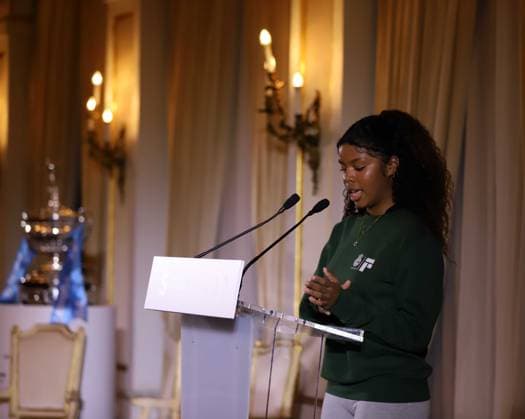 March 16, 2026, Sabadell, Barcelona, Spain: Barcelona Spain 16.03.2026 Girl from Honduras receives a second chance thanks to tennis and the Reial Club de Tennis Barcelona 1899 during the presentation Barcelona Open at in the Palauet Albeniz on 16 March 2026 in Barcelona. Tennis 2026: Presentation Barcelona Open  - ZUMAu50_ 20260316_zsp_u50_026 Copyright: xXavixUrgelesx