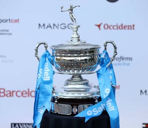 March 16, 2026, Sabadell, Barcelona, Spain: Barcelona Spain 16.03.2026 Barcelona Open title during the presentation Barcelona Open at in the Palauet Albeniz on 16 March 2026 in Barcelona. Tennis 2026: Presentation Barcelona Open  - ZUMAu50_ 20260316_zsp_u50_032 Copyright: xXavixUrgelesx