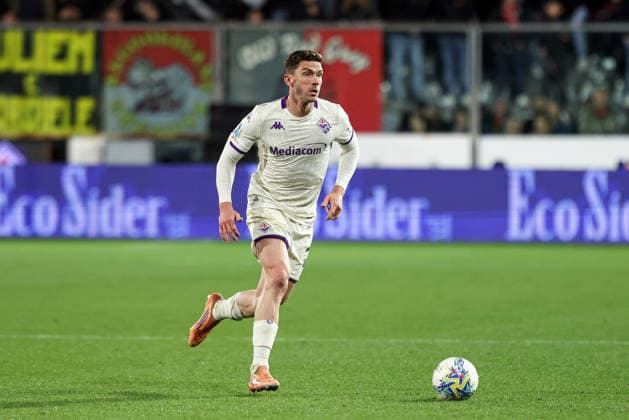 Cremonese v Fiorentina, Serie A football, Cremona, Italy Cremona, Italy. 16th, March 2026. Robin Gosens of Fiorentina seen during the Serie A match between Cremonese and Fiorentina at Zini Stadium in Cremona. Italy, Cremona  Copyright: xGonzalesxPhoto StefanoxNicolix