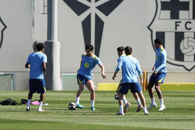 March 17, 2026, Sant Joan Despi, Barcelona, SPAIN: Ferran Torres during the training day of FC Barcelona, Barca ahead UEFA Champions League 2025 26, football match against Newcastle United at Ciutat Esportiva Joan Gamper on March 17, 2026 in Sant Joan Despi, Barcelona, Spain. Sant Joan Despi SPAIN - ZUMAa181 20260317_zaa_a181_007 Copyright: xJavierxBorregox