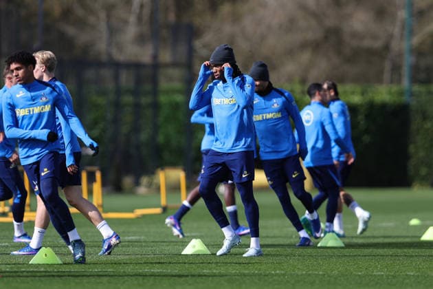 Tottenham Training 17 March 2026, Enfield - Tottenham Hotspur Training - Destiny Udogie of Tottenham Hotspur - Photo: Charlotte Wilson Offside. Enfield UK Copyright: xCharlottexWilsonx xOffsidexOffside