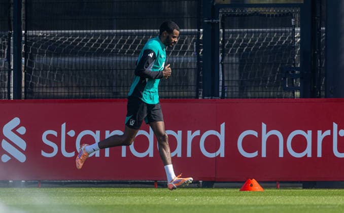 Football - UEFA Champions League - Round of 16 - 2nd Leg - Liverpool FC v Galatasaray A.Åž. - MD-1 LIVERPOOL, ENGLAND - Tuesday, March 17, 2026: Liverpool s Alexander Isak during a training session at the AXA Training Centre ahead of the UEFA Champions League Round of 16 2nd Leg match between Liverpool FC and Galatasaray A.Åž. (Photo by David Rawcliffe Propaganda) LIVERPOOL AXA Training Centre MERSEYSIDE ENGLAND  Copyright: xDavidxRawcliffex P2026-03-17-Liverpool_Galatasaray_MD-1-7
