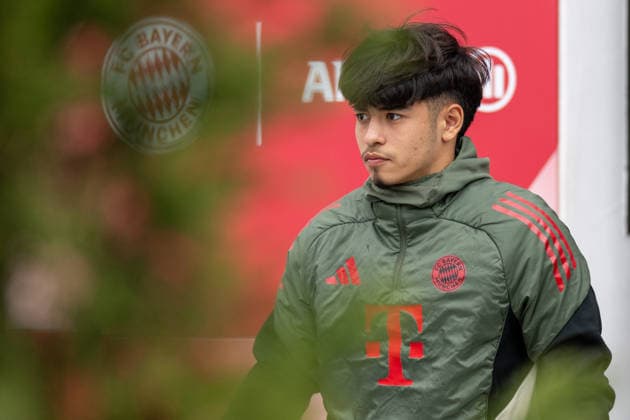 Maycon Cordozo 49 (FC Bayern Muenchen), Abschlusstraining vor dem UEFA Champions League-Spiel gegen Atalanta Bergamo, Saison 2025 2026 an der Saebener Strasse. 17.03.2026 DFB regulations prohibit any use of photographs as image sequences and or quasi-video Muenchen Bayern Deutschland