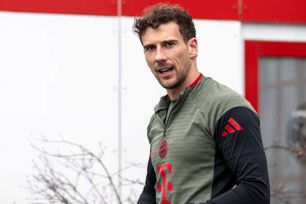 Leon Goretzka 8 (FC Bayern Muenchen), Abschlusstraining vor dem UEFA Champions League-Spiel gegen Atalanta Bergamo, Saison 2025 2026 an der Saebener Strasse. 17.03.2026 DFB regulations prohibit any use of photographs as image sequences and or quasi-video Muenchen Bayern Deutschland
