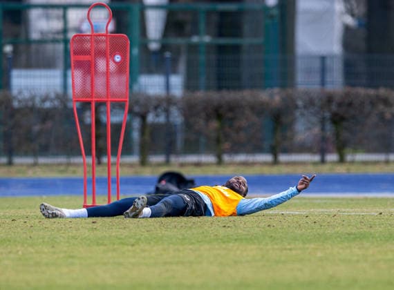 Fussball, Herren, Saison 2025 26, 2. Bundesliga, Hertha BSC, Training, Deyovaisio Zeefuik (Hertha BSC), 17.03. 2026,