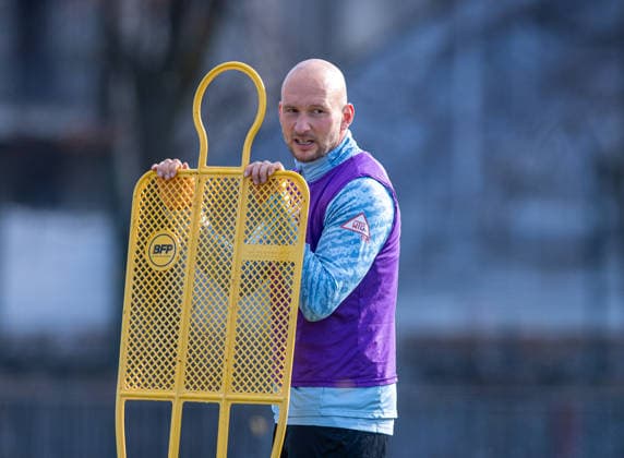 Fussball, Herren, Saison 2025 26, 2. Bundesliga, Hertha BSC, Training, Toni Leistner (Hertha BSC), 17.03. 2026,