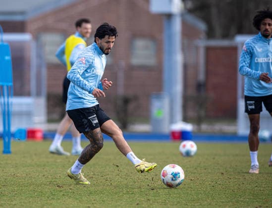 Fussball, Herren, Saison 2025 26, 2. Bundesliga, Hertha BSC, Training, Kevin Sessa (Hertha BSC), 17.03. 2026,