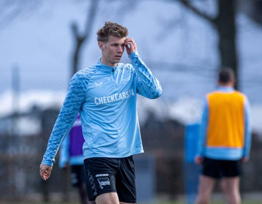 Fussball, Herren, Saison 2025 26, 2. Bundesliga, Hertha BSC, Training, Luca Schuler (Hertha BSC), 17.03. 2026,