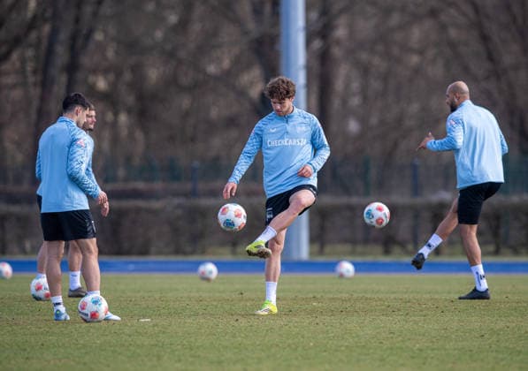 Fussball, Herren, Saison 2025 26, 2. Bundesliga, Hertha BSC, Training, Linus Gechter (Hertha BSC), 17.03. 2026,