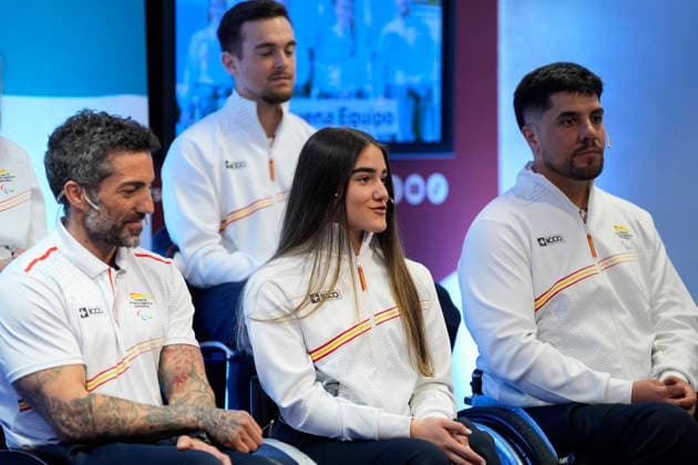 March 17, 2026, Madrid, Madrid, Spain: Iraide Rodriguez during the reception of the Spanish athletes who participated in the MilanoÃ¢â‚¬Cortina 2026 Winter Paralympic Games, held at the headquarters of the Higher Sports Council (CSD) on March 17, 2026 in Madrid, Spain. Reception Of Spanish Athletes Who Participated In Milano-Cortina 2026 Winter Paralympic Games  - ZUMAa181 20260317_zaa_a181_056 Copyright: xOscarxJ.xBarrosox