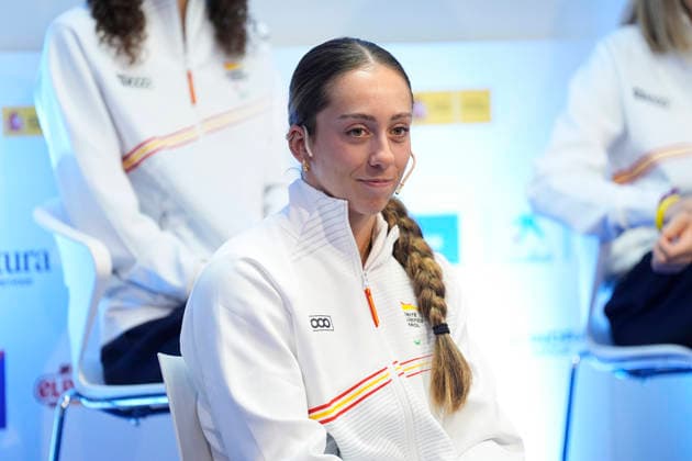 March 17, 2026, Madrid, Madrid, Spain: Audrey Pascual during the reception of the Spanish athletes who participated in the MilanoÃ¢â‚¬Cortina 2026 Winter Paralympic Games, held at the headquarters of the Higher Sports Council (CSD) on March 17, 2026 in Madrid, Spain. Reception Of Spanish Athletes Who Participated In Milano-Cortina 2026 Winter Paralympic Games  - ZUMAa181 20260317_zaa_a181_065 Copyright: xOscarxJ.xBarrosox