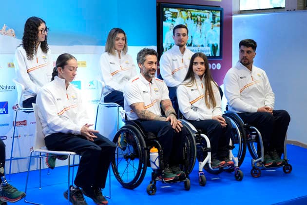 March 17, 2026, Madrid, Madrid, Spain: Higinio Rivero during the reception of the Spanish athletes who participated in the MilanoÃ¢â‚¬Cortina 2026 Winter Paralympic Games, held at the headquarters of the Higher Sports Council (CSD) on March 17, 2026 in Madrid, Spain. Reception Of Spanish Athletes Who Participated In Milano-Cortina 2026 Winter Paralympic Games  - ZUMAa181 20260317_zaa_a181_066 Copyright: xOscarxJ.xBarrosox