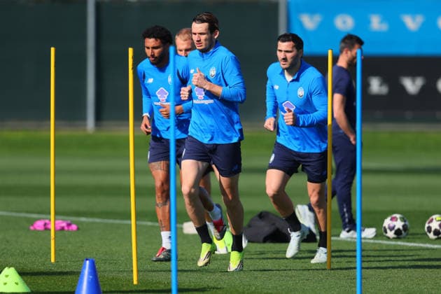 March 17, 2026, Zingonia, ITALY: Atalanta s Marten De Roon attends a training session at Bortolotti Training Center in Zingonia, Italy, 17 March 2026. Atalanta BC will face Bayern Munchen in their UEFA Champions League round of 16 2nd leg soccer match on 18 March. ANSA MICHELE MARAVIGLIA. UEFA Champions League Round Of 16 MD-1 - Atalanta BC  - ZUMAa110 20260317_zaf_a110_007 Copyright: xMichelexMaravigliax