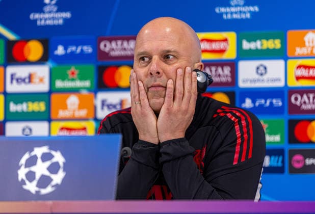 Football - UEFA Champions League - Round of 16 - 2nd Leg - Liverpool FC v Galatasaray A.Åž. - MD-1 LIVERPOOL, ENGLAND - Tuesday, March 17, 2026: Liverpool s head coach Arne Slot during a press conference, PK, Pressekonferenz at Anfield ahead of the UEFA Champions League Round of 16 2nd Leg match between Liverpool FC and Galatasaray A.Åž. (Photo by David Rawcliffe Propaganda) LIVERPOOL Anfield MERSEYSIDE ENGLAND  Copyright: xDavidxRawcliffex P2026-03-17-Liverpool_Galatasaray_MD-1-89