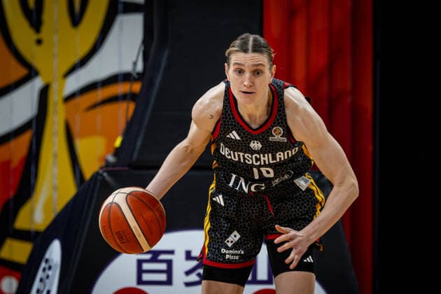 Basketball Villeurbanne 17.03.2026 Wommen™s Basketball World Cup 2026 Qualifying Tournament Nigeria (NIG) - Deutschland (GER) Alina Hartmann (Deutschland, No.16)