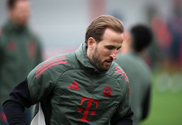 Fussball, Herren, Champions League, Saison 2025 2026, FC Bayern München, Abschlusstraining Harry Kane (FC Bayern München) Kopf, Oberkörper