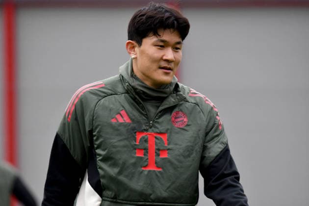 17.03.2026, FC Bayern Training Center, München, Training FC Bayern München , im Bild Abschlusstraining des FC Bayern München vor dem Championsleague Rückspiel gegen Atalanta Bergamo Abschlusstraining des FC Bayern München vor dem Championsleague Rückspiel gegen Atalanta Bergamo, Min-jae Kim (München) (Photo by Midori Ikenouchi Hasan Bratic DeFodi Images) -