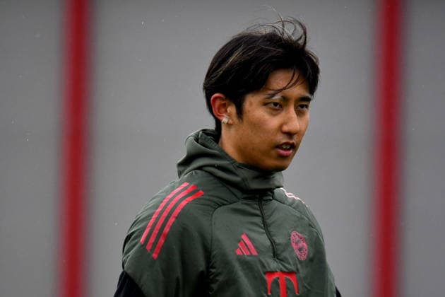 17.03.2026, FC Bayern Training Center, München, Training FC Bayern München , im Bild Abschlusstraining des FC Bayern München vor dem Championsleague Rückspiel gegen Atalanta Bergamo, Hiroki Ito (München) (Photo by Midori Ikenouchi Hasan Bratic DeFodi Images) -