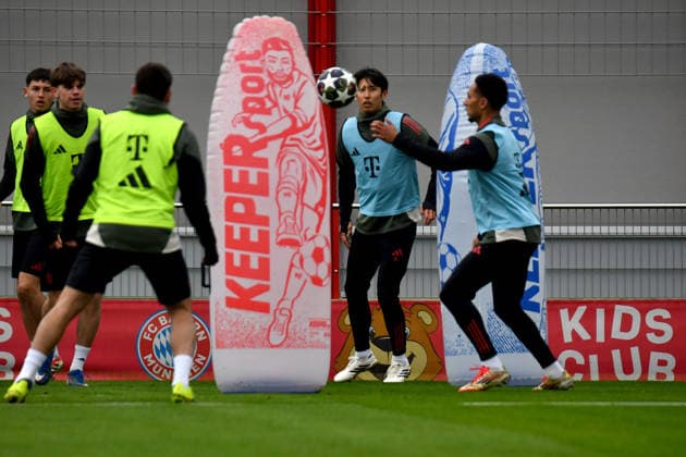 17.03.2026, FC Bayern Training Center, München, Training FC Bayern München , im Bild Abschlusstraining des FC Bayern München vor dem Championsleague Rückspiel gegen Atalanta Bergamo Hiroki Ito (München) (Photo by Midori Ikenouchi Hasan Bratic DeFodi Images) -