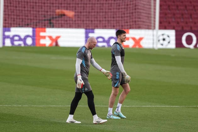 March 17, 2026, Barcelona, Barcelona, SPAIN: John Ruddy during the training day Newcastle United ahead UEFA Champions League 2025 26, football match against FC Barcelona, Barca at Spotify Camp Nou Stadium on March 17, 2026 in Barcelona, Spain. Barcelona SPAIN - ZUMAa181 20260317_zaa_a181_123 Copyright: xJavierxBorregox