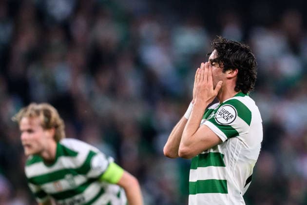 260317 Francisco Trincao of Sporting looks dejected during the UEFA Champions League football match between Sporting CP and Bodo Glimt on March 17, 2026 in Lisbon. Photo: Marius Simensen BILDBYRAN COP 238 MM0063 bbeng football fotball fotboll soccer uefa champions league mesterligaen bodo glimt sporting clube de portugal sporting lisboa sporting lisbon sporting cp depp Copyright: MARIUSxSIMENSEN BB260317BB669