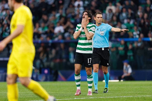 Francisco Trincao seen during UEFA Champions League Round of 16 game between teams of Sporting CP and FK Bodo Glimt at Estadio Jose Alvalade (Maciej Rogowski Ball Raw Images) Lisbon Estadio Jose Alvalade Portugal Copyright: xMaciejxRogowskix maciejrogowski_sporting_bodo_2526_ROG6491